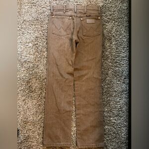 Wrangler Brown Men's Straight-Leg Chinos